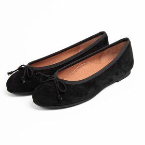 Raybelle Black Velvet Ballet Flats